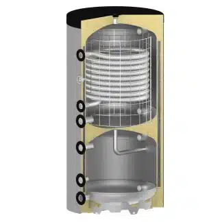 Reverse+ hygiene combinatieboiler 400 liter voor warmtepompen (OEG, A+)